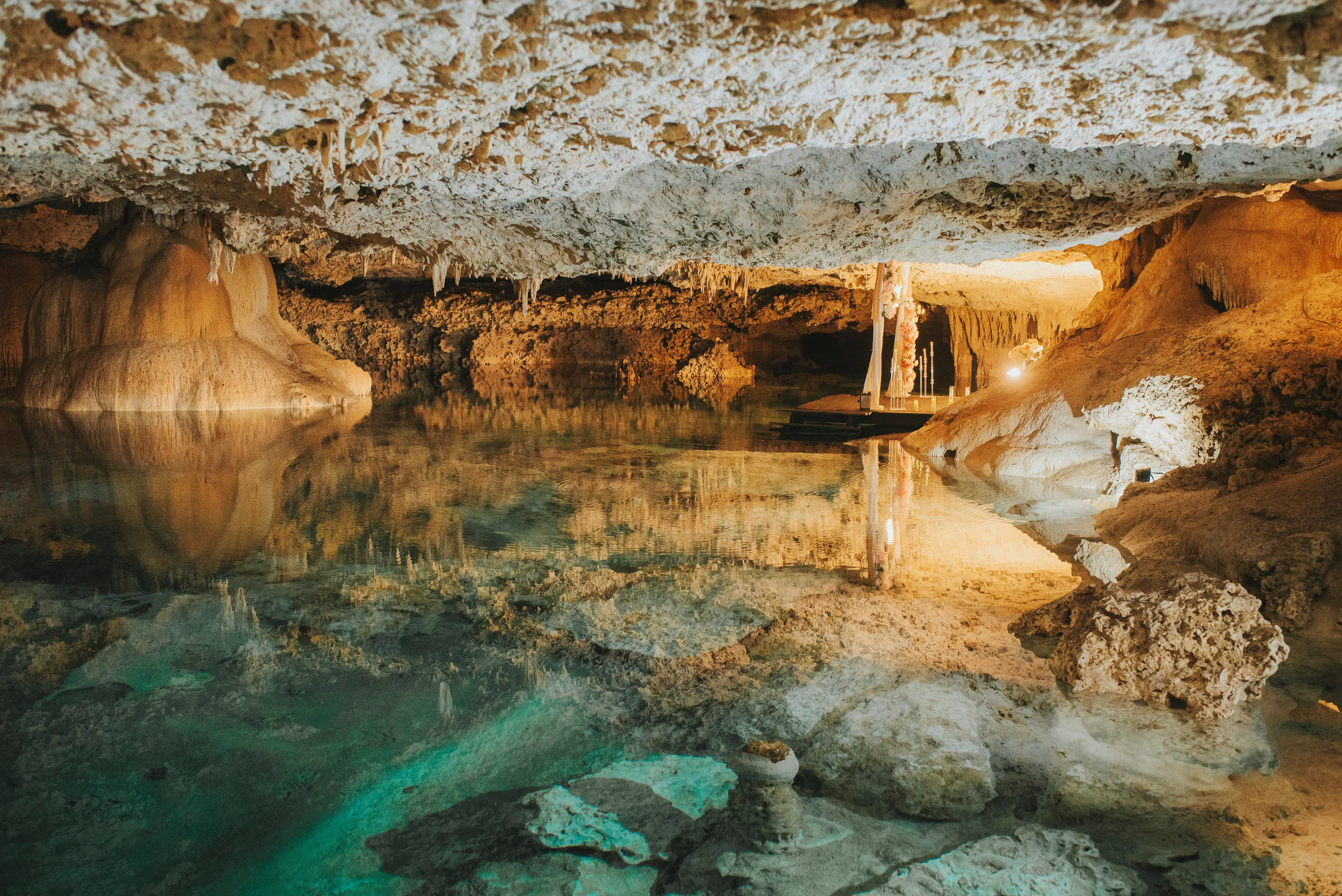 Breathtaking cenote ceremony