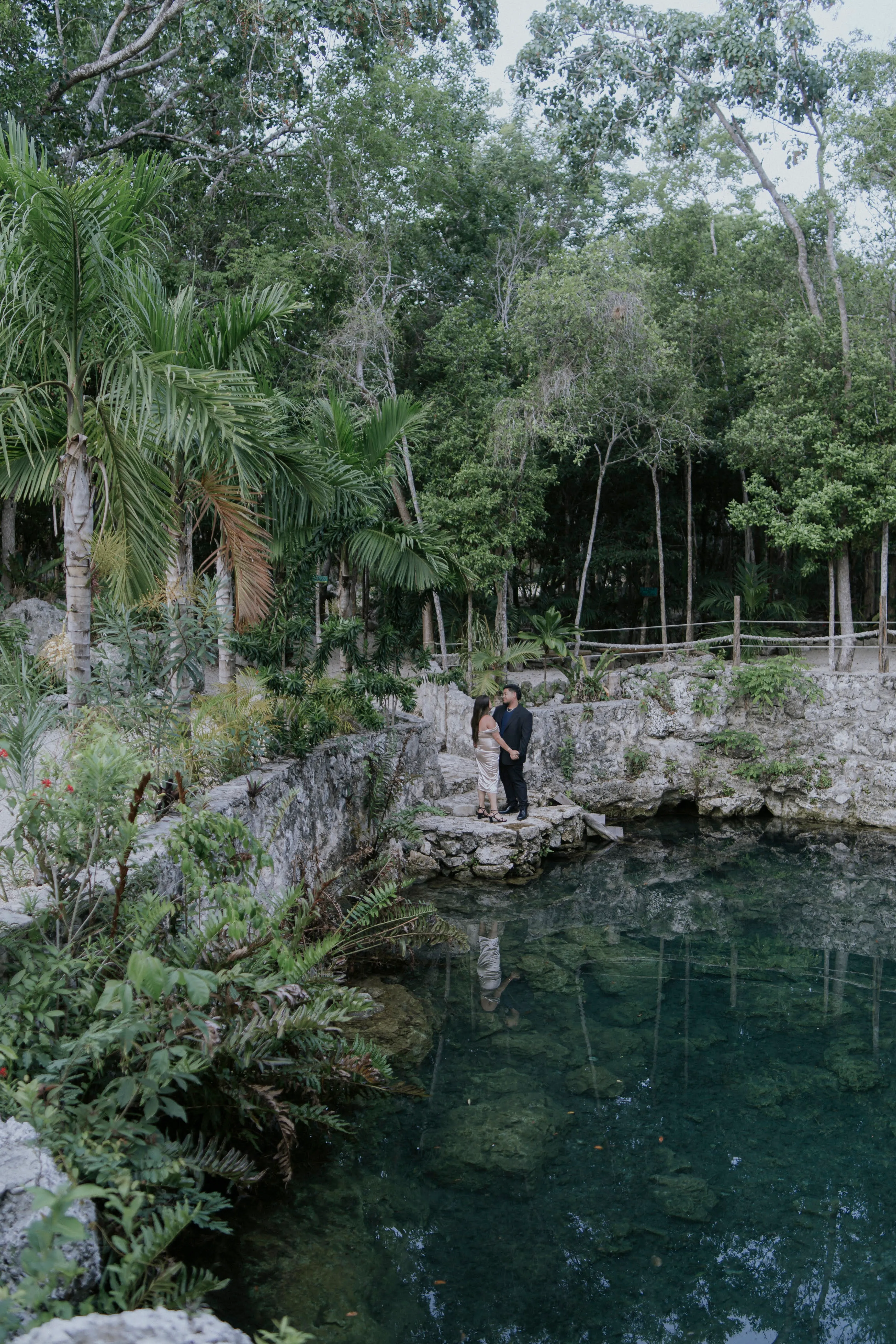 Underground cave proposal with candles